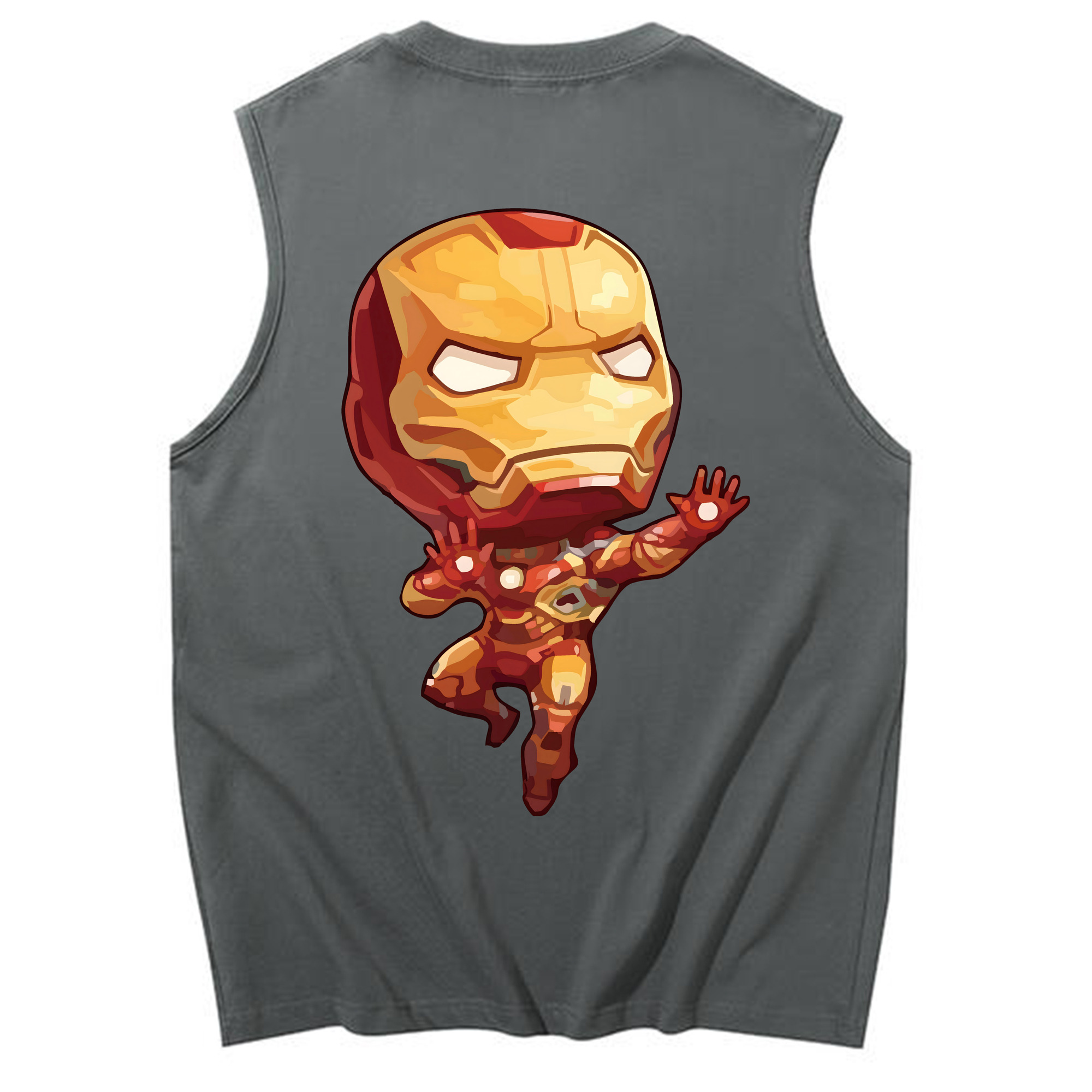 （画像用） アベンジャーズ The Avengers コットン100％タンクトップ（背面プリント）